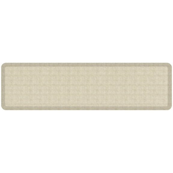NewLife by GelPro Designer Comfort Kitchen Floor Mat 20x72 Tweed Antique White