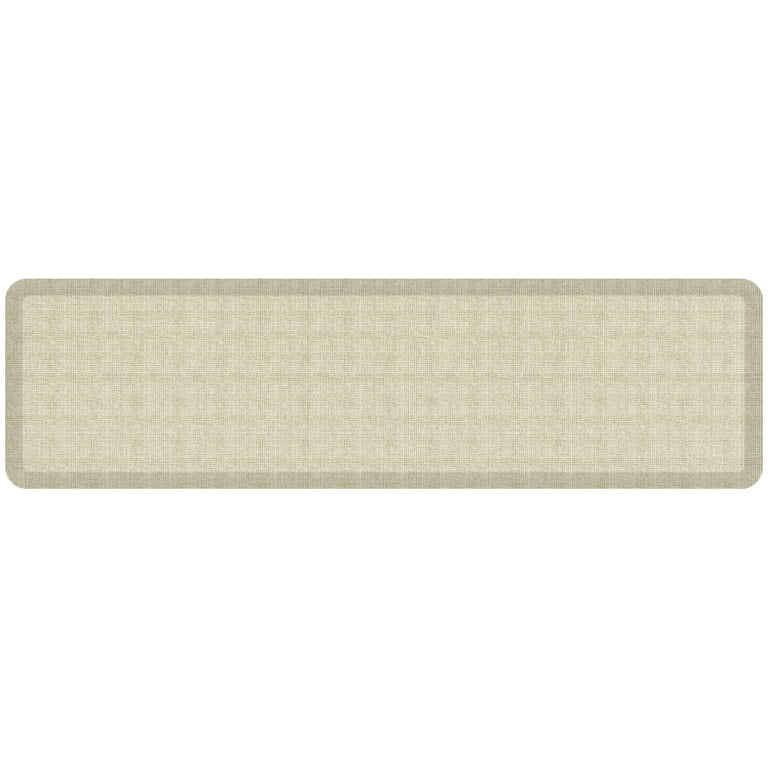 Newlife by GelPro Designer Comfort Kitchen Floor Mat 20x72 Tweed Antique White, Size: 20 inch x 72 inch