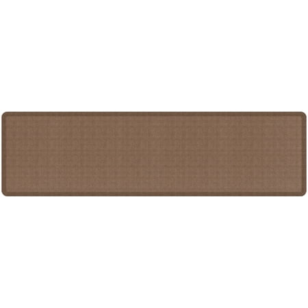NewLife by GelPro Designer Comfort Kitchen Floor Mat 20x72 Tweed Light Walnut