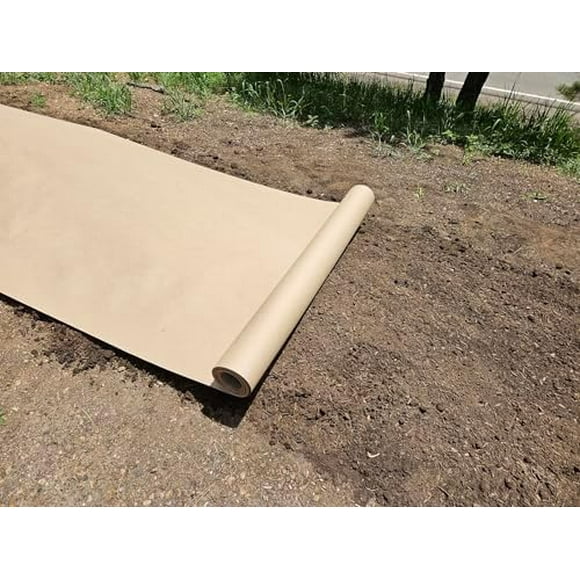 NewOrganic Weed Controlling Mulch - OMRI Listed 36" x 100 ft roll, Bio-Degradable