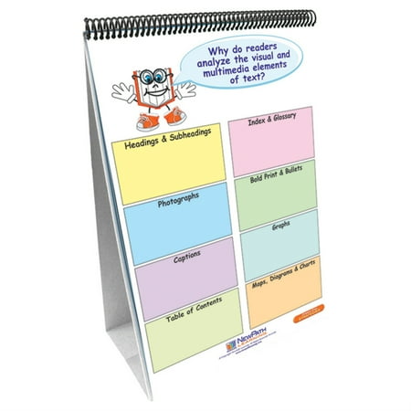 NewPath Curriculum Mastery ELA Common Core Strategies Flip Chart Set, Grade 5
