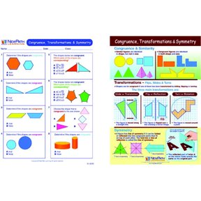 NewPath Geometry and Measurement Visual Learning Guides Collection, Set of 10