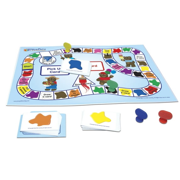 NewPath Learning All About Colors Learning Center Game, Grades PreK to 2