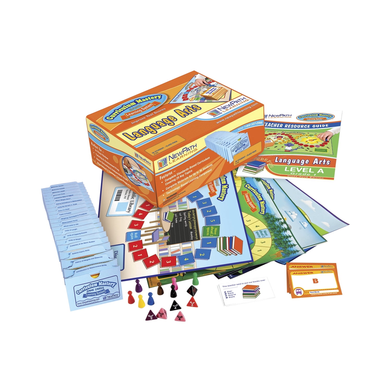 NewPath Learning English Language Arts Curriculum Mastery Games Pack, Grade  1 - Walmart.com, image size:1500x1500
