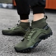 thumbnail image 1 of NewPlus-size Men's High-top Barefoot Water Shoes, for Men's Summer Beach Walks/pool Swimming/outdoor Activities,Breathable Quick- Non-slip Shoes, Suitable, 1 of 10