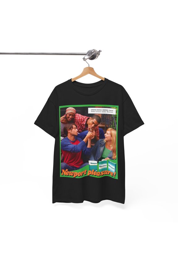 NewPort Cigarette Tshirt Vintage Ad new Retro Unisex Heavy Cotton Nostalgic