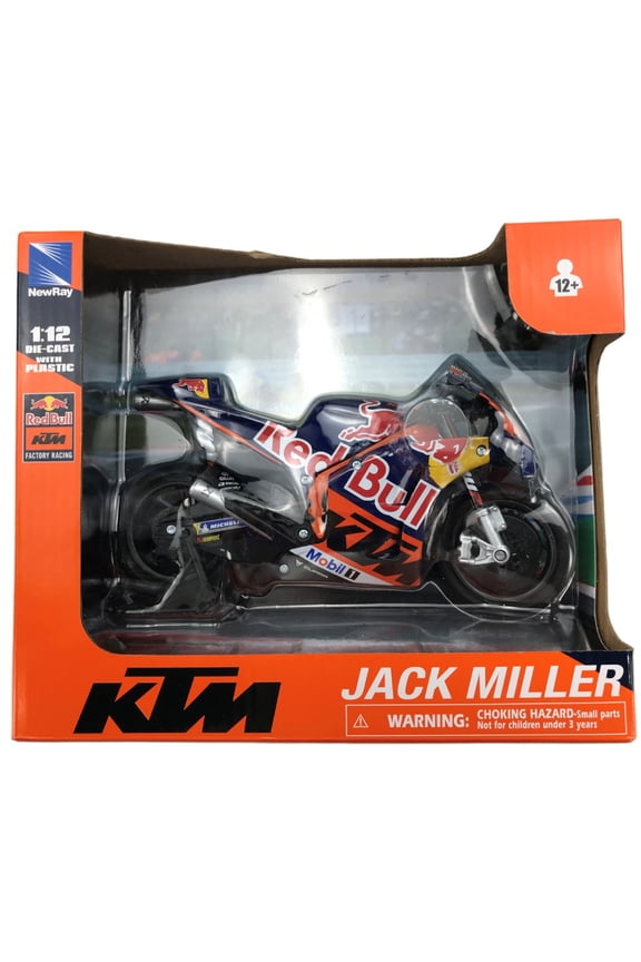 58393 Street Bike 1:12 Scale Motorcycle - Red Bull fits KTM Jack Miller