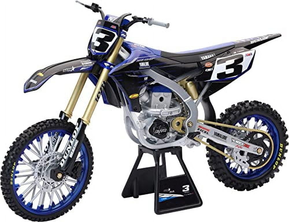 NewRay 1:6 Scale Toy Team YZ450F Eli Tomac #3 W/#1 SX/MX Dirt Bike