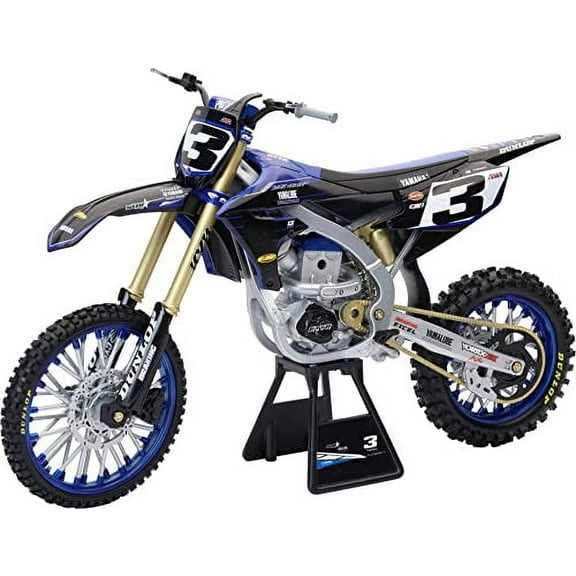 NewRay 1:6 Scale Toy Team YZ450F Eli Tomac #3 W/#1 SX/MX Dirt Bike