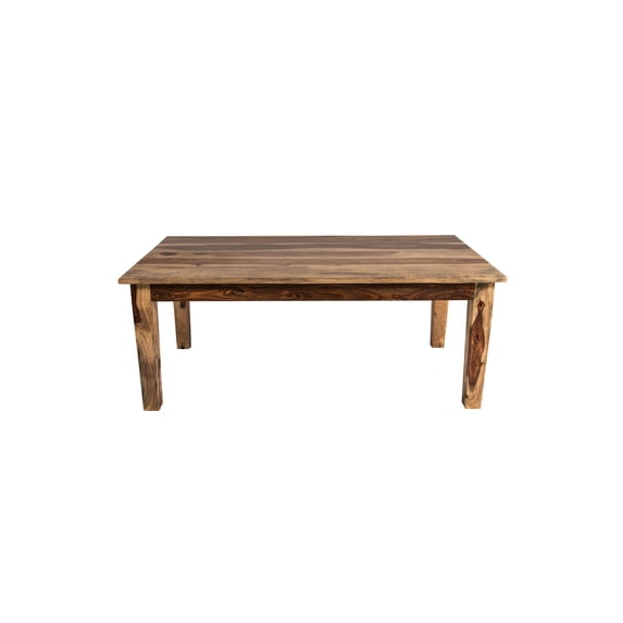 New Ridge Home Goods 3000-RW Aspen Collection Natural Wood Coffee Table