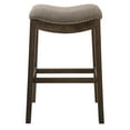 thumbnail image 1 of NewRidge Home Saddle Style 30" Bar Height Stool with Cobble Fabric, 1 of 3