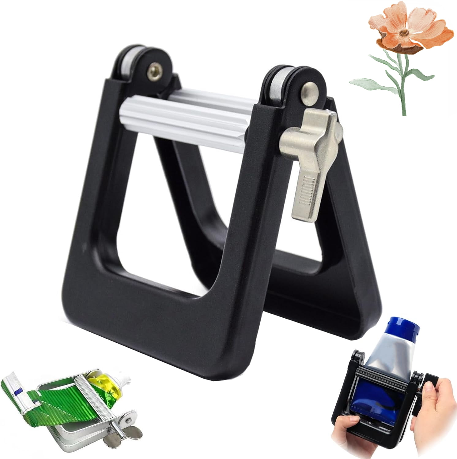 NewSavvy Tube Squeezer, Upgraded Aluminum Alloy Toothpaste Tube ...