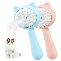 NewSoul 2 Pcs Cat Steam Brush 3 In 1 Steamy Pet Brush Electric Cat Steam Brush Cat Grooming Brush for Shedding Pet Massage Comb for Cats Dogs Furry Pets Removing Tangled and Loose Hair