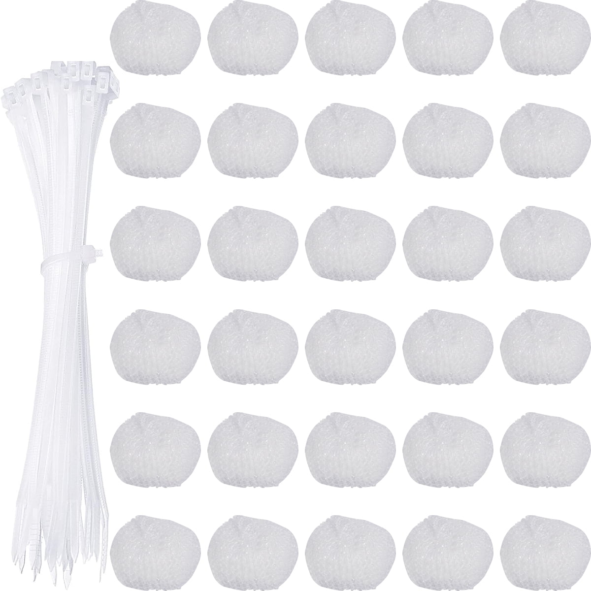 FUYGRCJ 30PCS Lint Traps for Washing Machine Hose Mesh Lint Traps,Mesh