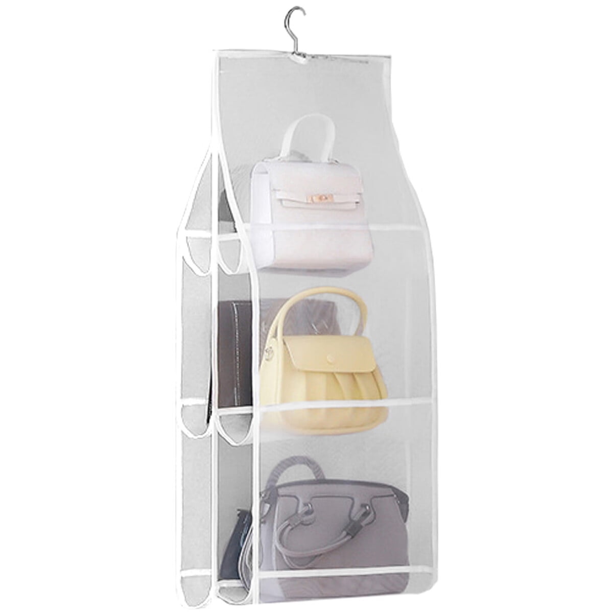 Handbag Organizer Closet Hanging Handbag Purse Organizer Purse Bags Holder  with Pockets - Walmart.com
