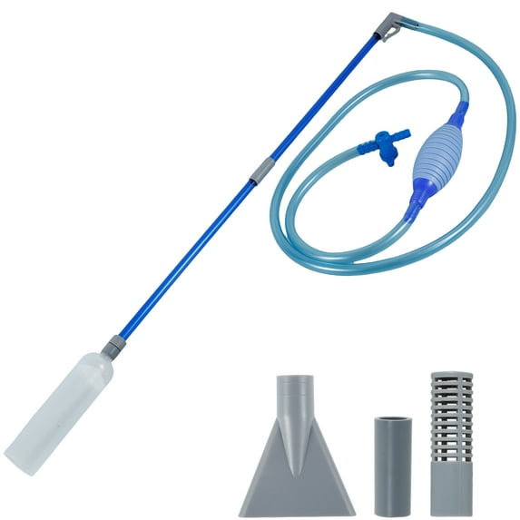 NewSoul Hot Tub Vacuum Cleaner 10ft Manual Pool Vacuum Cleaner with Strong Suction Flexible Handheld Spa Vacuum Cleaner with Squeeze Air Bag for Aquarium Hot Tub Small Swimming Pool