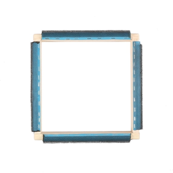 NewSoul Punch Needle Frame Solid Wood Gripper Strip Frames Easy Assembly Square Rug Hooking Frame 4 Sides Sturdy Tufting Frame for Rug Punch Needle and Embroidery Craft