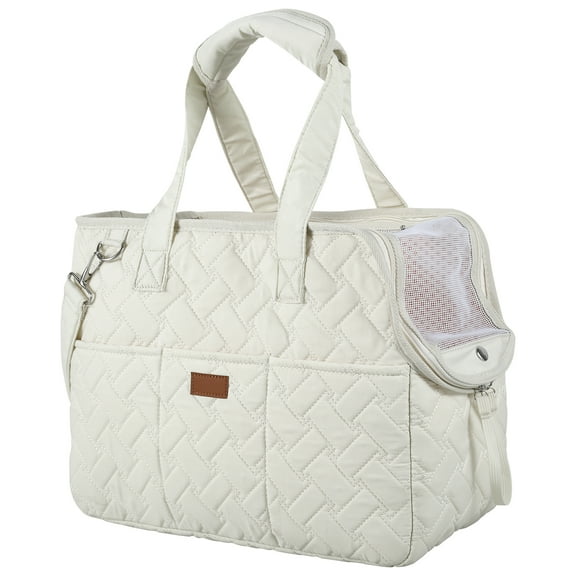 NewSoul Puppy Carrier Portable Pet Sling Carrier with Carrying Strap and Shoulder Strap Oxford Pet Carrier with Breathable Mesh Puppy Outdoor Travel Carrier Bag for Small Dogs Cats