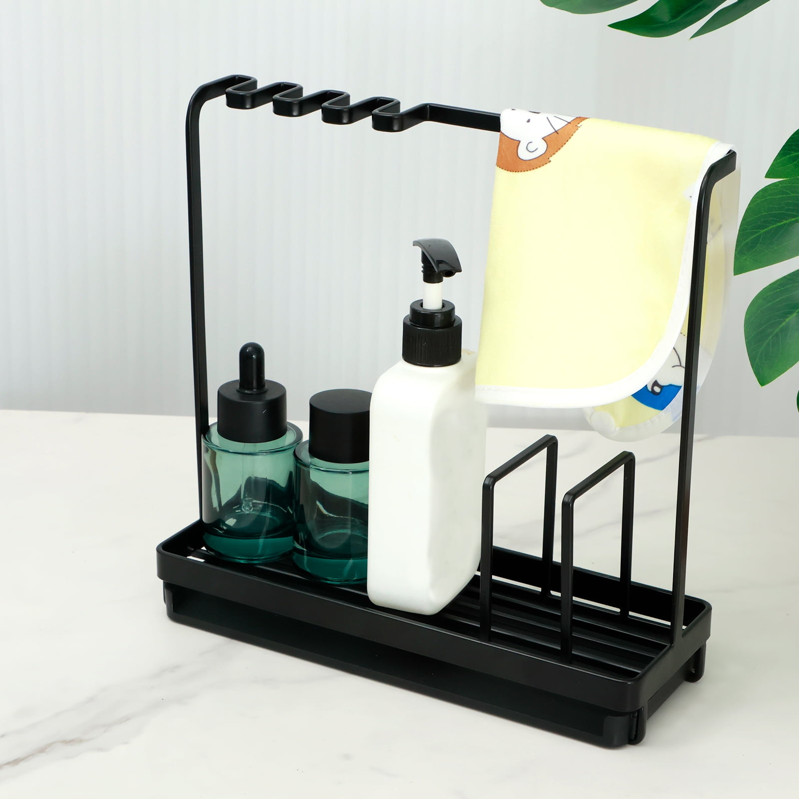 NewSoul Sponge Holder for Kitchen Sink,Sink Caddy with Brush Holder