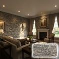 thumbnail image 1 of NewStone Canyon Ridge Faux Stone Panel, 45 3/4"W x 24 1/2"H x 1 1/4"D, Linen Graphite Color, 1 of 9