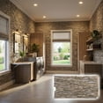 thumbnail image 1 of NewStone Canyon Ridge Faux Stone Panel, 45 3/4"W x 24 1/2"H x 1 1/4"D, Rockwall Color, 1 of 9