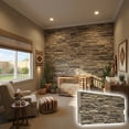 thumbnail image 1 of NewStone Canyon Ridge Faux Stone Panel, 45 3/4"W x 24 1/2"H x 1 1/4"D, Smokey Ridge Color, 1 of 9