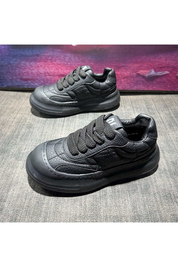 NewStylish Color-Block Versatile Fashion Trend Men's Casual Height-Increasing Popular Sneakers Lightweight New Thick-Soled