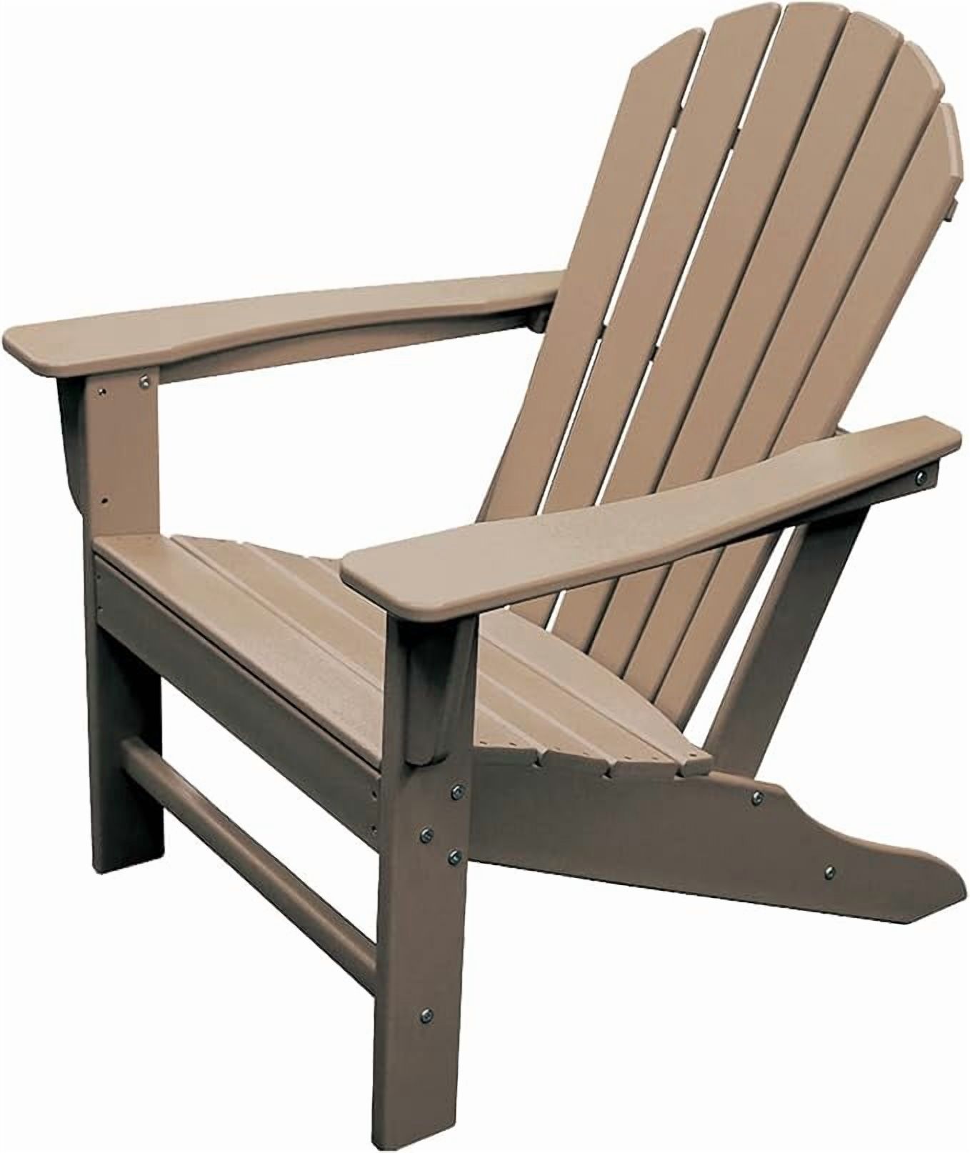 NewTechWood Atlantic Classic Curveback Antique Plastic Outdoor Patio Adirondack Chair