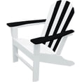 thumbnail image 1 of NewTechWood Atlantic Classic Curveback Zebra Plastic Outdoor Patio Adirondack Chair, 1 of 5