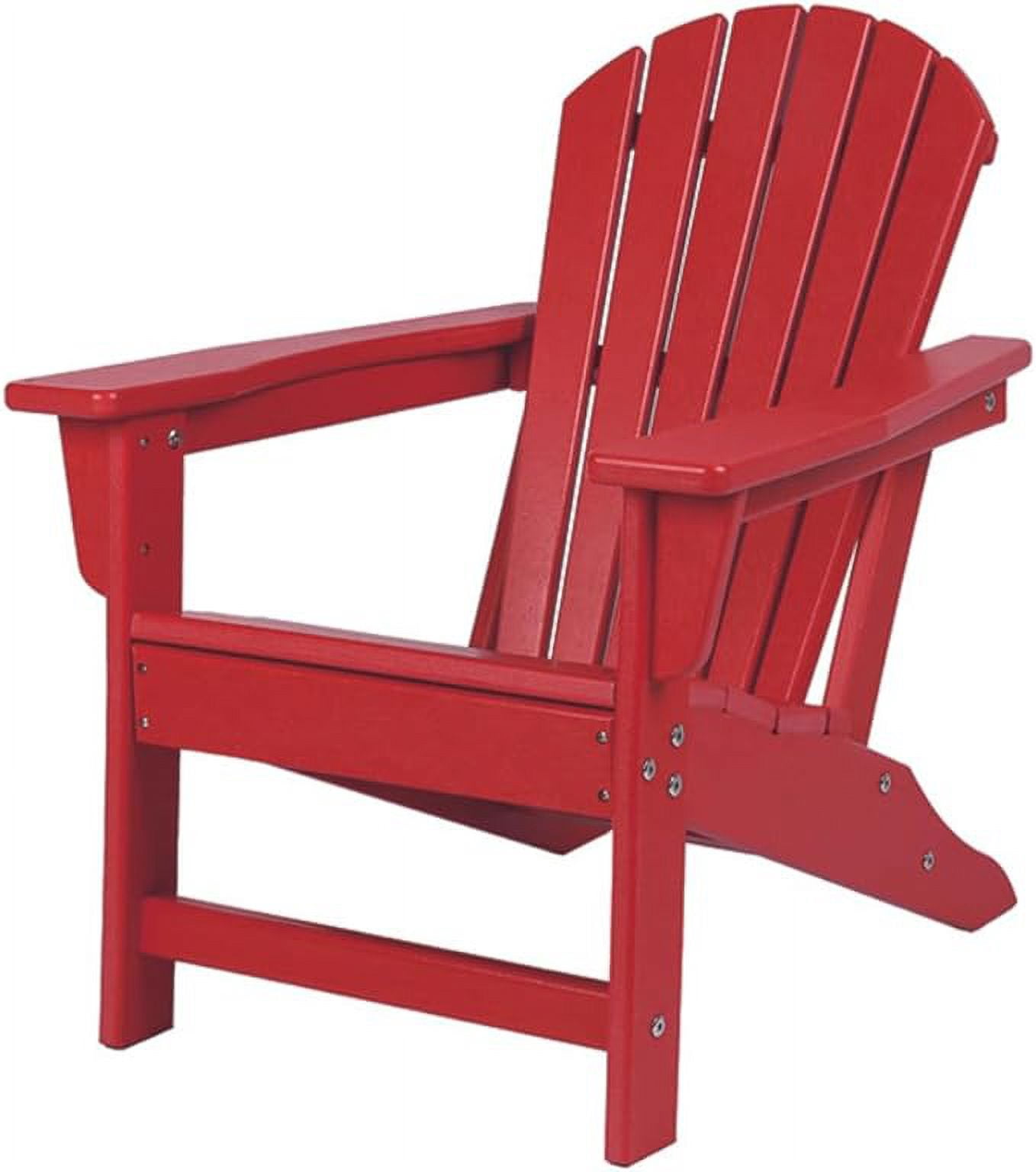 NewTechWood Child Adirondack Chair in Ruby Red