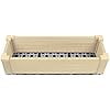 NewTechWood Composite Lumber Patio Raised Garden Bed Kit (12 x 36, Japanese Cedar)