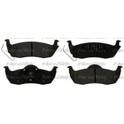 NewTek Automotive Shimmed Velocity Plus Semi-Metallic Disc Brake Pad Set for 2005-2010 JEEP GRAND CHEROKEE, 2006-2010 JEEP COMMANDER