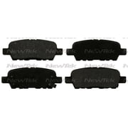 NewTek Automotive Shimmed Velocity Plus Semi-Metallic Disc Brake Pad for NISSAN, INFINITI