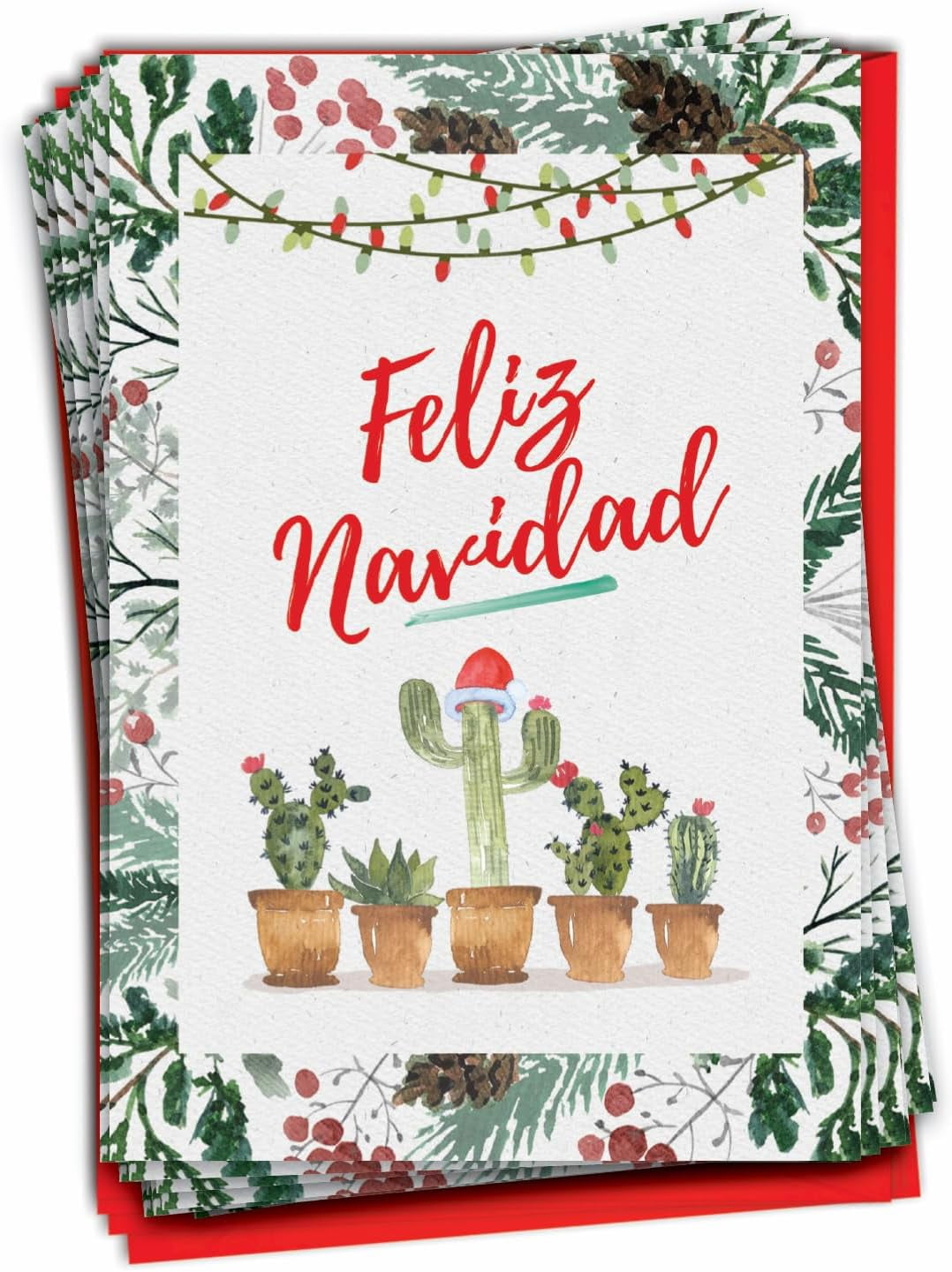 NewWest 36 Spanish Christmas Greeting Cards Boxed Set With 5 X 7 Inch newwest-36-spanish-christmas-greeting-cards-boxed-set-with-5-x-7-inch
