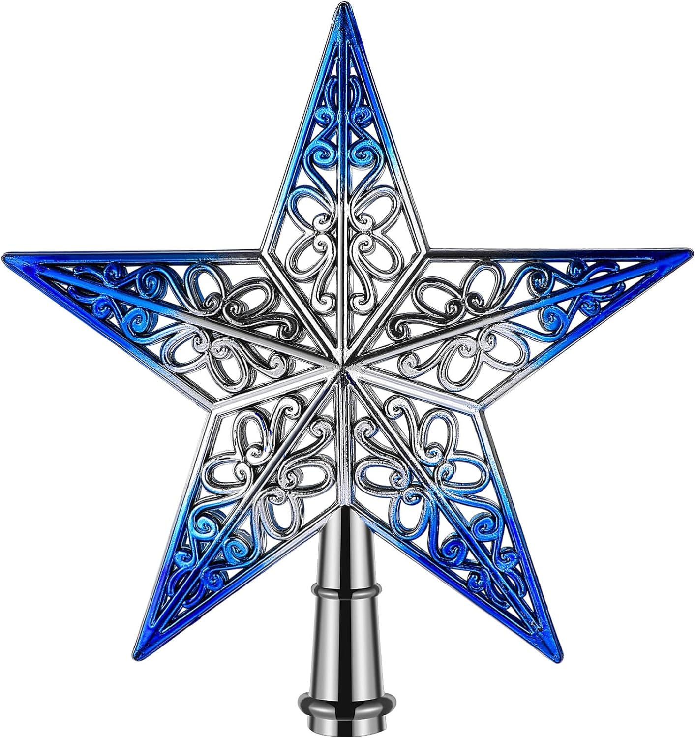 NewWest Christmas Tree Christmas Tree Topper Star 20CM/ 7.9In Sparkle Star Glittering Xmas Tree