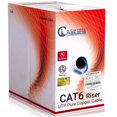 thumbnail image 1 of NewYork Cables Cat6 Riser | Cat 6 Ethernet Cable 1000ft (CMR) UL- ETL Certified 100% Pure Copper Cat 6 Cable 1000ft - 550MHz 23AWG Solid 4Pair UTP 10 GB High Speed Bulk Ethernet Cable for Networking, 1 of 7