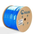 thumbnail image 1 of NewYork Cables Cat6 Shielded Plenum Cable 1000FT - 100% Solid Bare Copper Conductors - PoE++ Support, 23 AWG, 550MHz Overall Foil Shield (F/UTP), 1 of 5