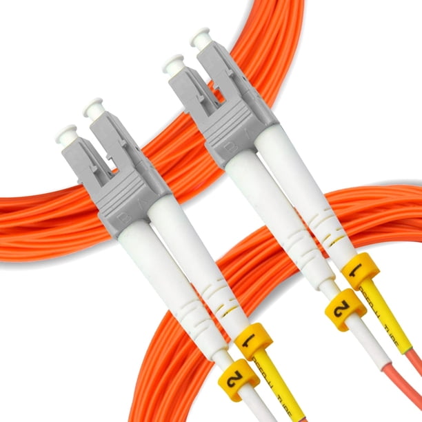 Belkin Fiber Optic Network Cable - LC To LC, 250 Ft, 62.5/125 Micron Multimode, For Data Centers & Networking