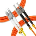 thumbnail image 1 of NewYork Cables Fiber Patch | LC to ST OM1 Duplex 62.5/125 | 15M (49.2ft) 10Gb Multimode Optic Cable, 1 of 8