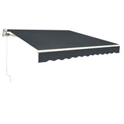 Newacme LLC Freeport Park Alvin 10 ft. W x 8 ft. D Retractable Patio Awning