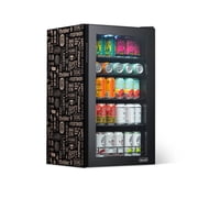 Newair  126-Can Freestanding "Beers of the World" Beverage Fridge - 18.5"