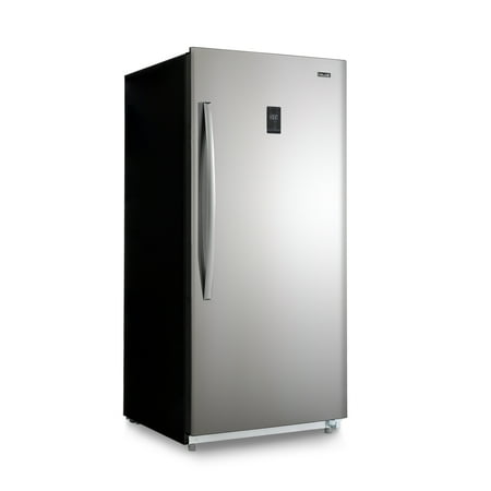 Newair 13.8 cu ft. Upright Freezer, Fridge Freezer Convertible, Garage Ready Refrigerator, Frost Free Freezer with Door Alarm, Stand up Deep Freezer, Garage Freezer with LED Light