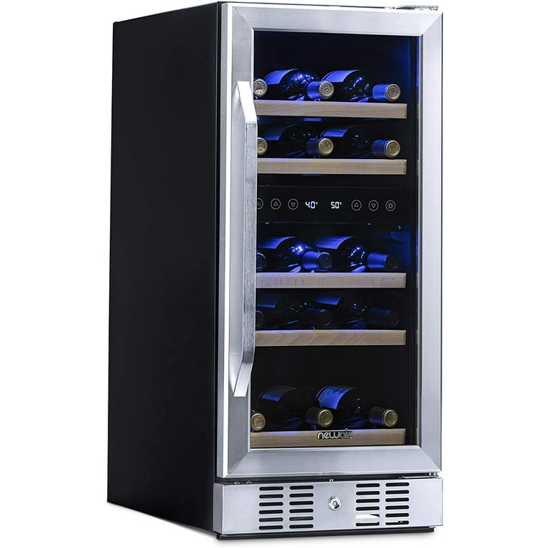 Dual zone 2024 compressor wine cooler