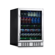 Newair  177-Can Built-In Beverage Fridge in Stainless Steel - 24"