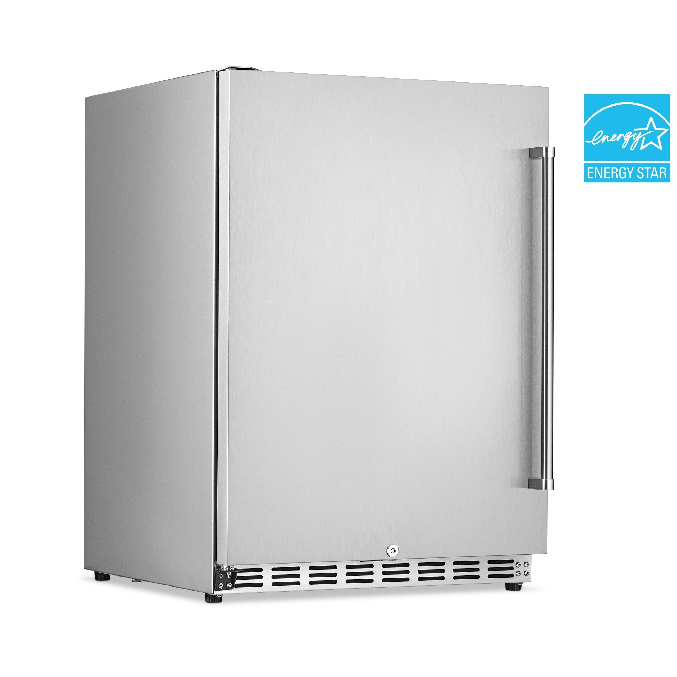 24" Stainless Steel Built-in Beverage Refrigerator with Energy Star