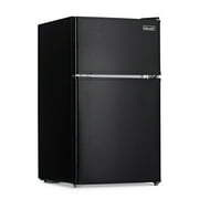 Newair 3.1 Cu. Ft. Compact Mini Refrigerator with Freezer in Black - NRF031BK00