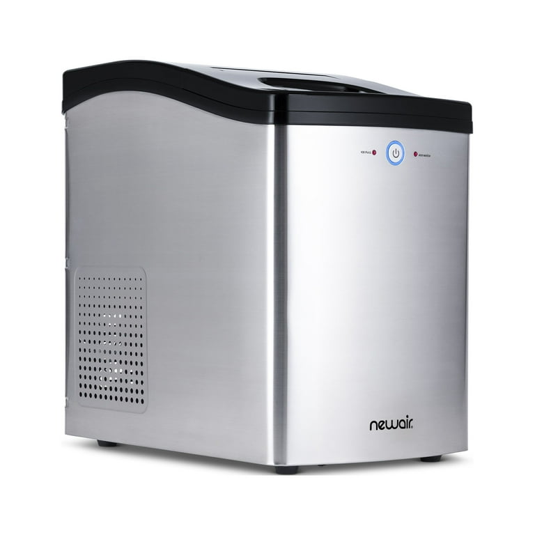Newair 40 lb. Countertop Nugget Ice Maker in Stainless Steel NIM040SS00