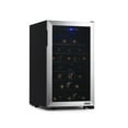 thumbnail image 1 of Newair 50 Bottle Freestanding Wine Fridge in Stainless Steel, Single Zone Mini Fridge, 1 of 15