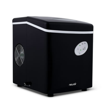 NewAir - 12" 28-lb Portable Ice Maker - 3 Ice Sizes - Black