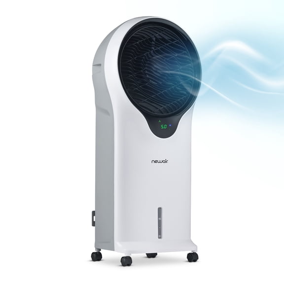 Newair Evaporative Air Cooler and Portable Cooling Fan 470 CFM - White